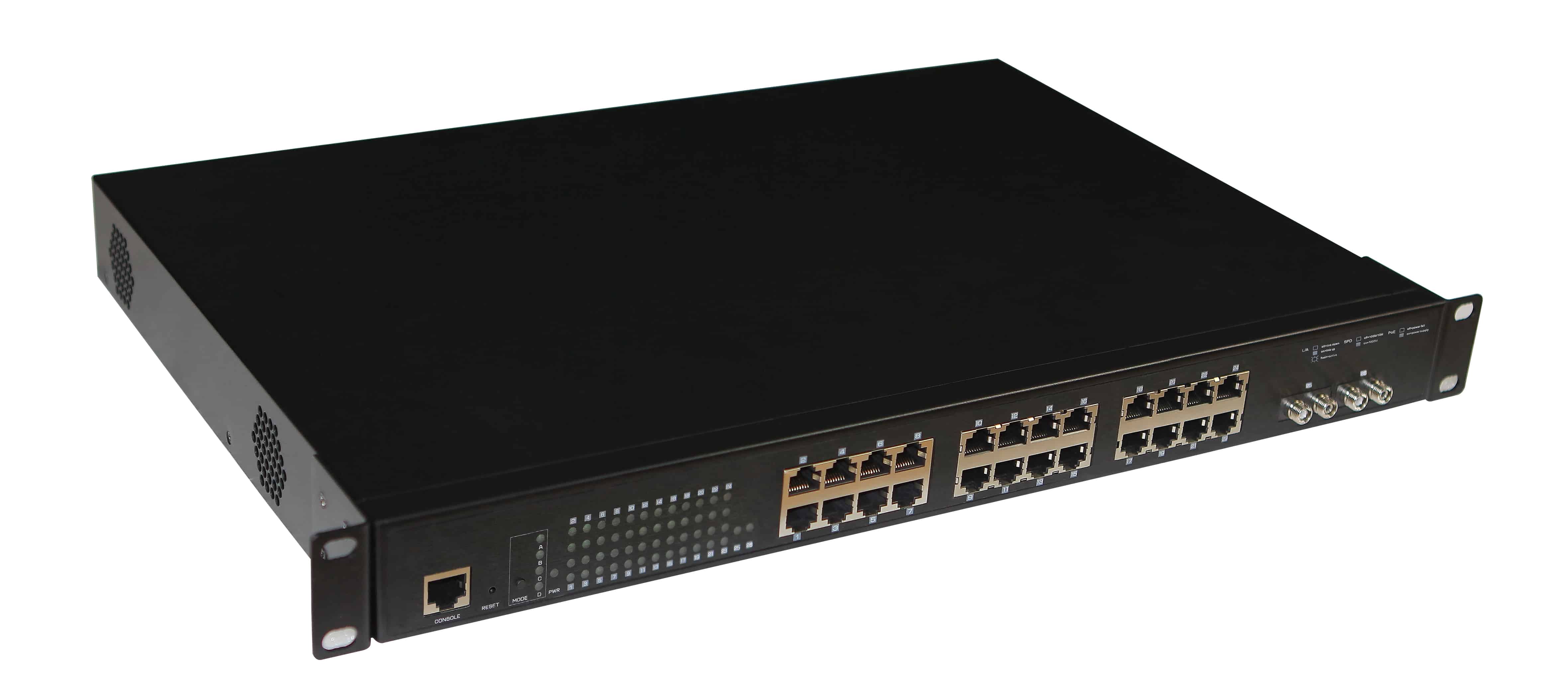 24 Port Full Gigabit Poe Switch Home